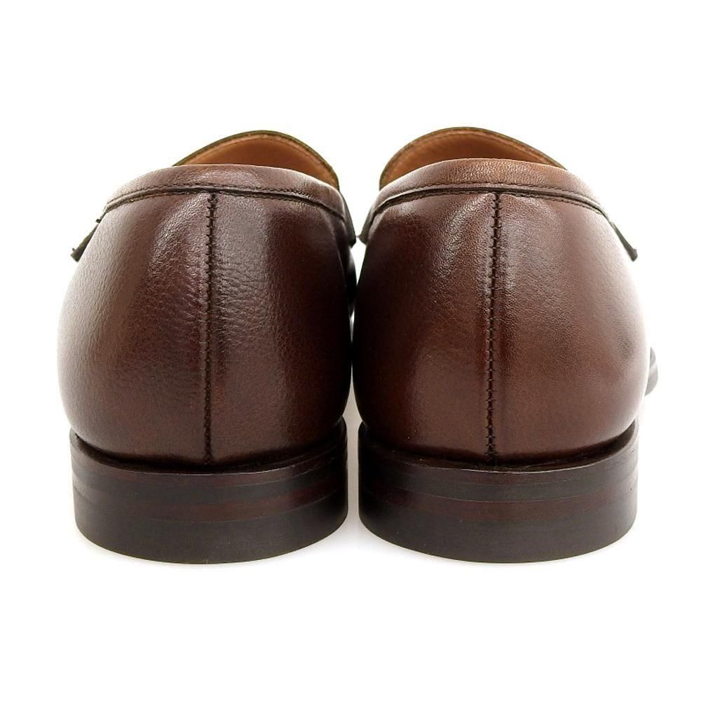 クロケット&ジョーンズ BOSTON2(ボストン2)コインローファー ダークブラウン ペブルグレインレザー サイズ7E