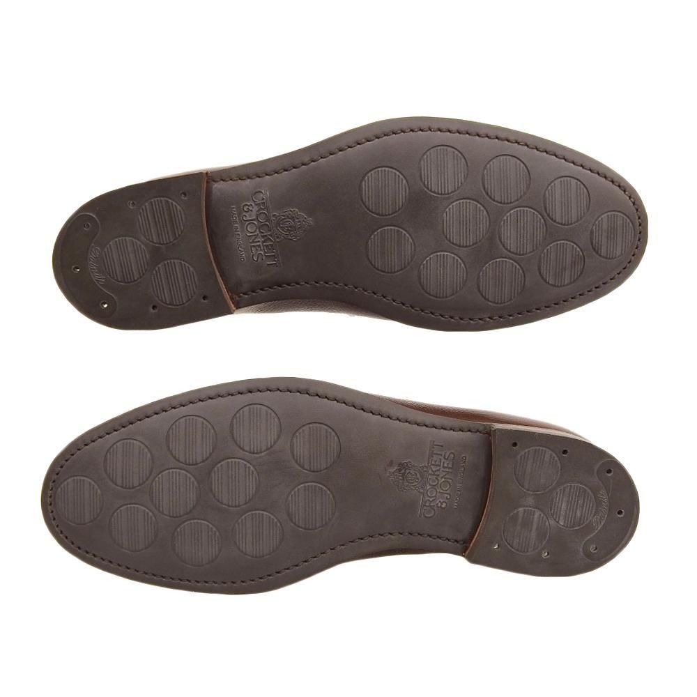クロケット&ジョーンズ BOSTON2(ボストン2)コインローファー ダークブラウン ペブルグレインレザー サイズ7E