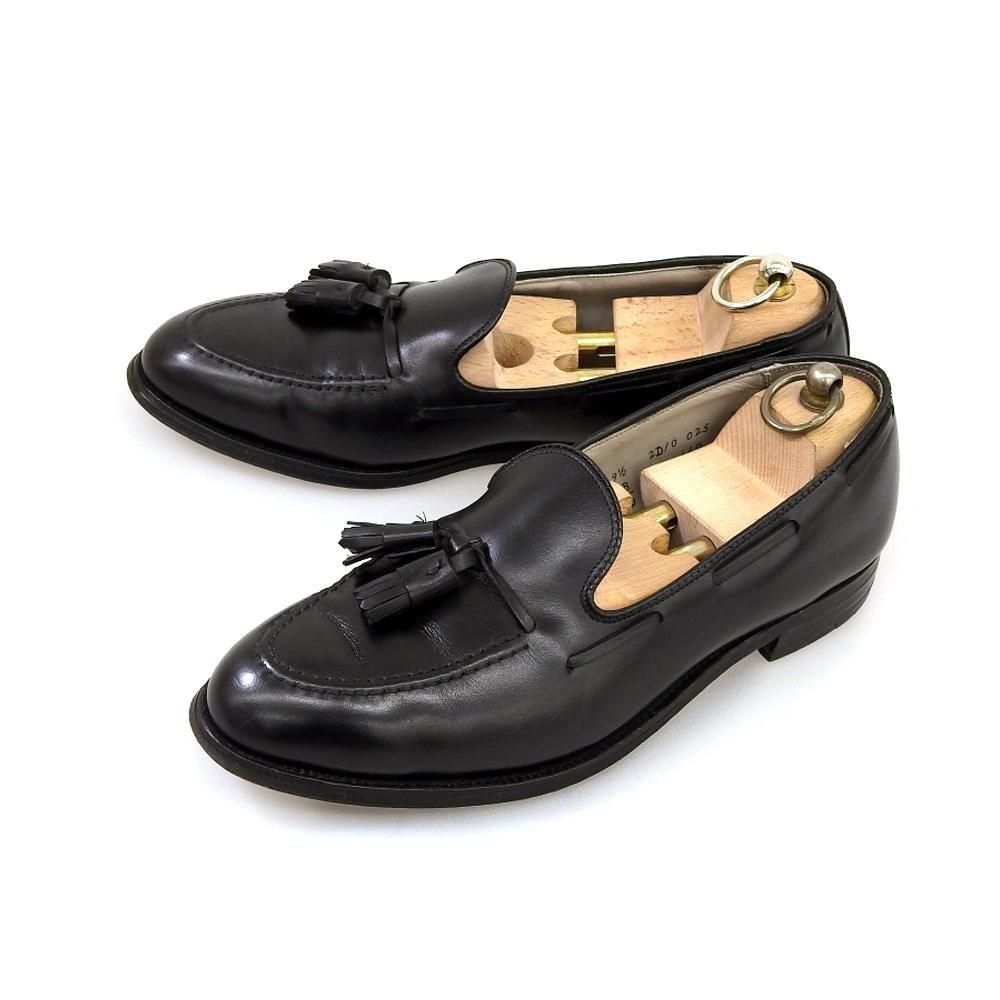 ALDEN 660 タッセルローファー　12 ブラック Alden 660 | Shop Alden 660 Black Calfskin Tassel Loafer