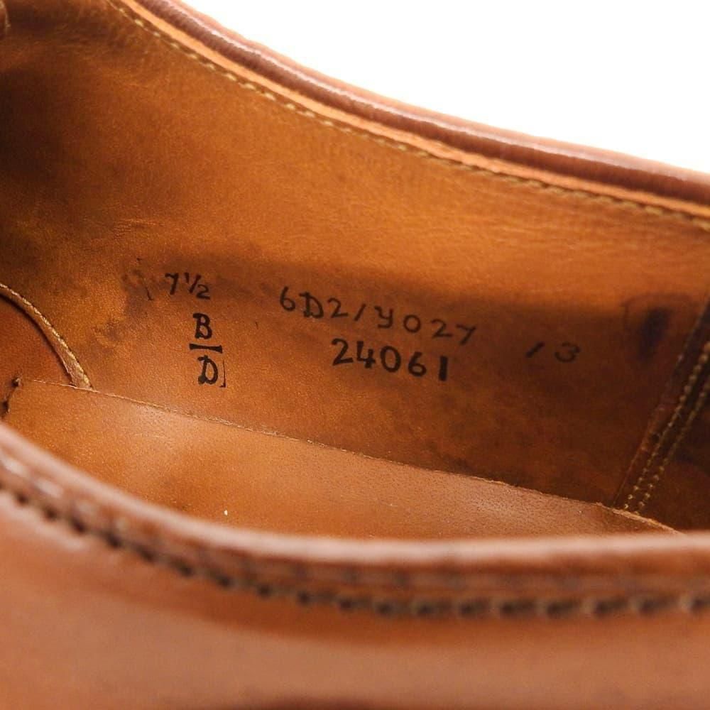 オールデン 24061 NST Uチップ ウイスキーコードバン レアカラー サイズ7.5D