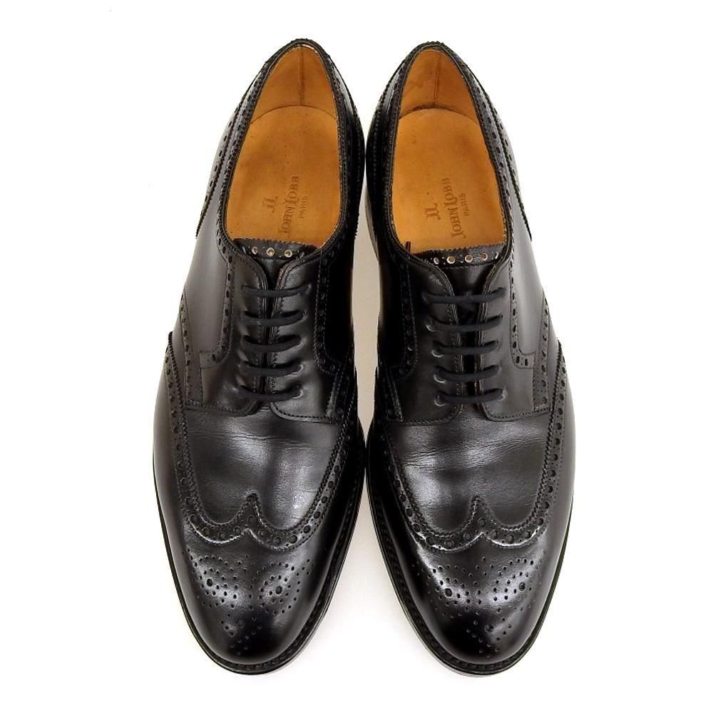 ジョンロブ5.5EE UK 8695 DARBYダービー レザー ブラック革靴黒 ジョンロブ John Lobb 8695 DARBY ダービー ブラック レザー ＃8