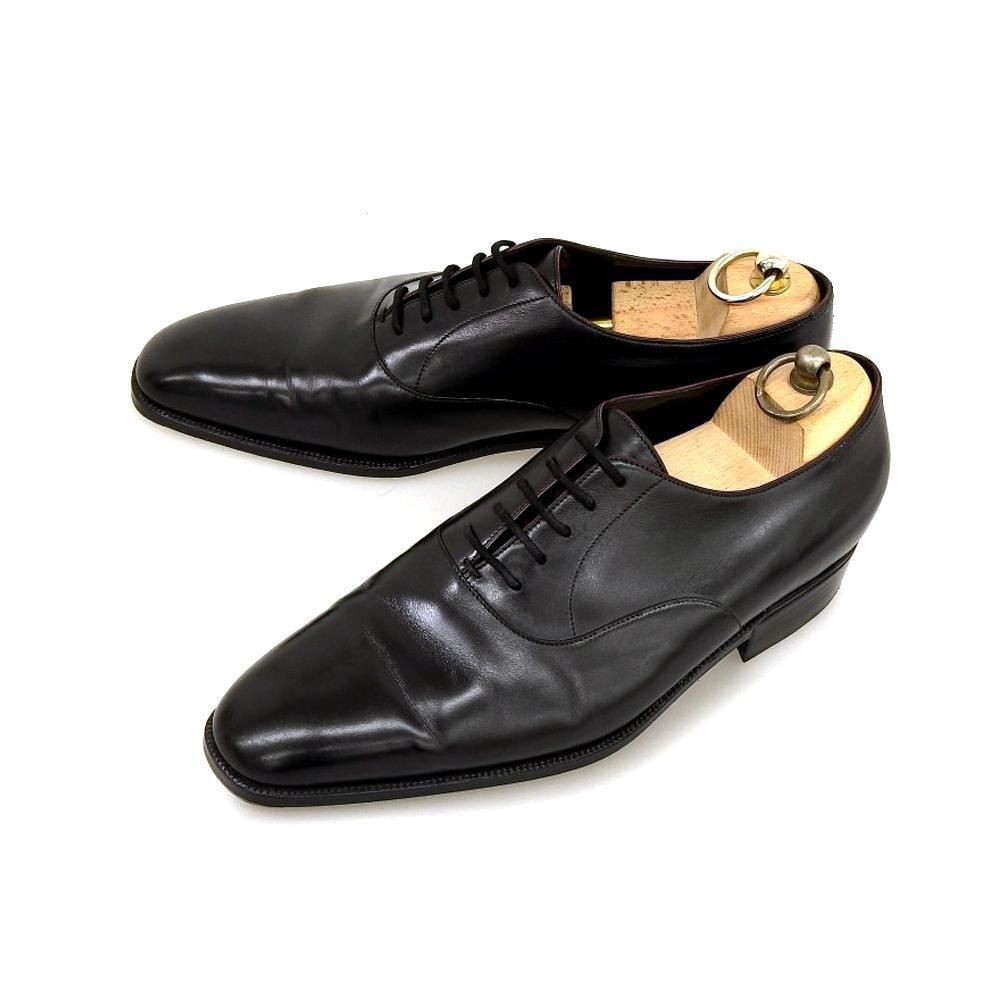 ジョンロブ プレーントゥ ブラック ビスポーク パリロブ サイズ