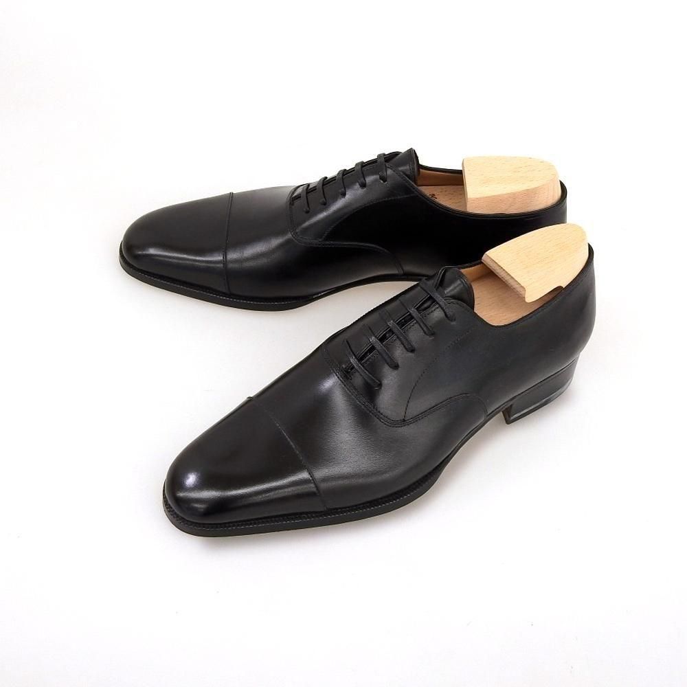 ヒデタカフカヤ ストレートチップ ブラック TOMORROWLAND