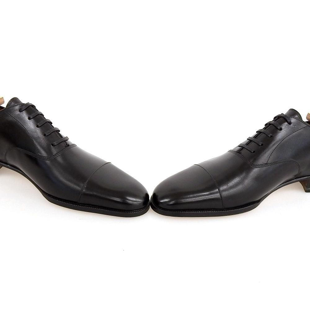 ヒデタカフカヤ ストレートチップ ブラック TOMORROWLAND