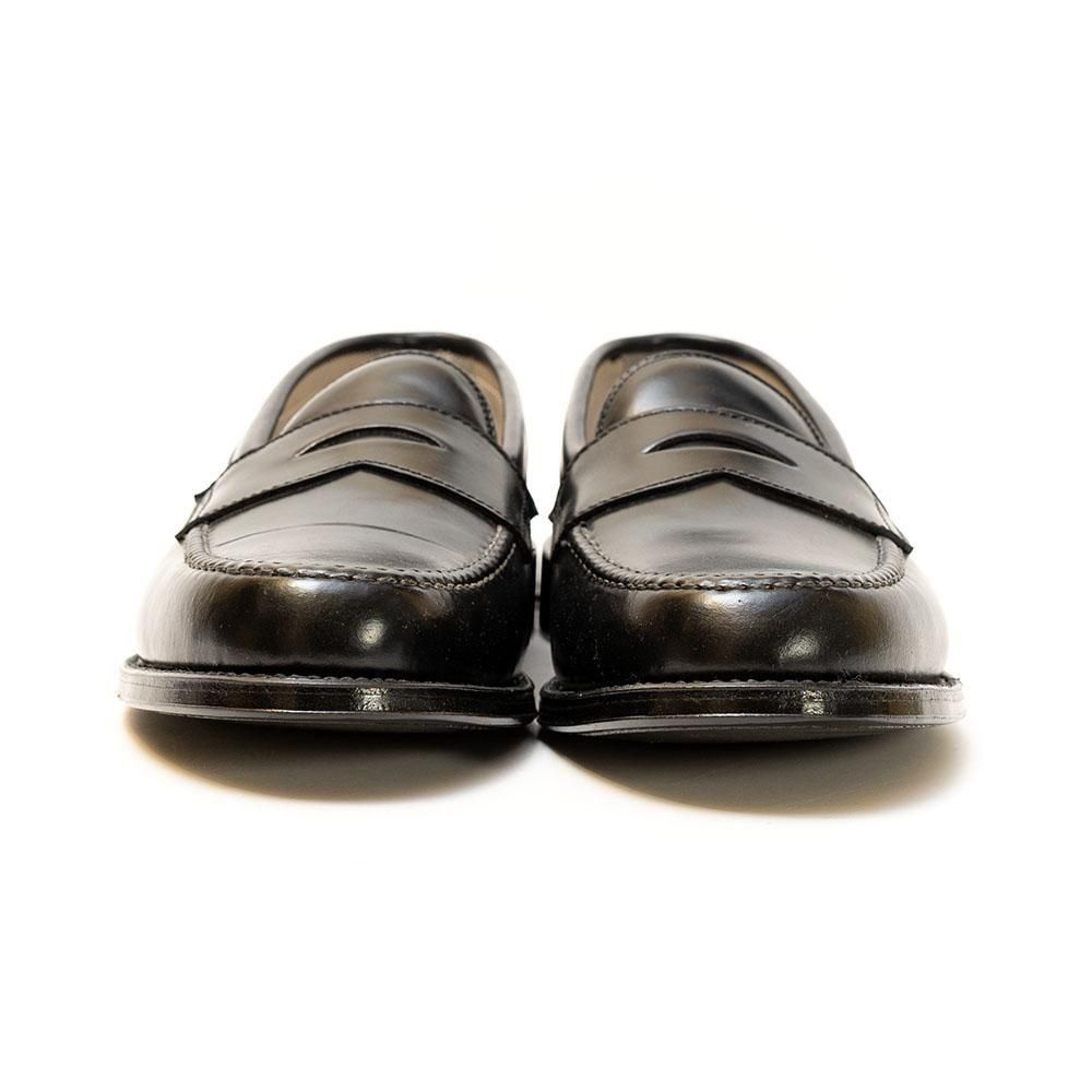 美品　ALDEN　コインローファー　黒　レザー　987　9　革靴 オールデン 987 コインローファー ブラック コードバン サイズ9D