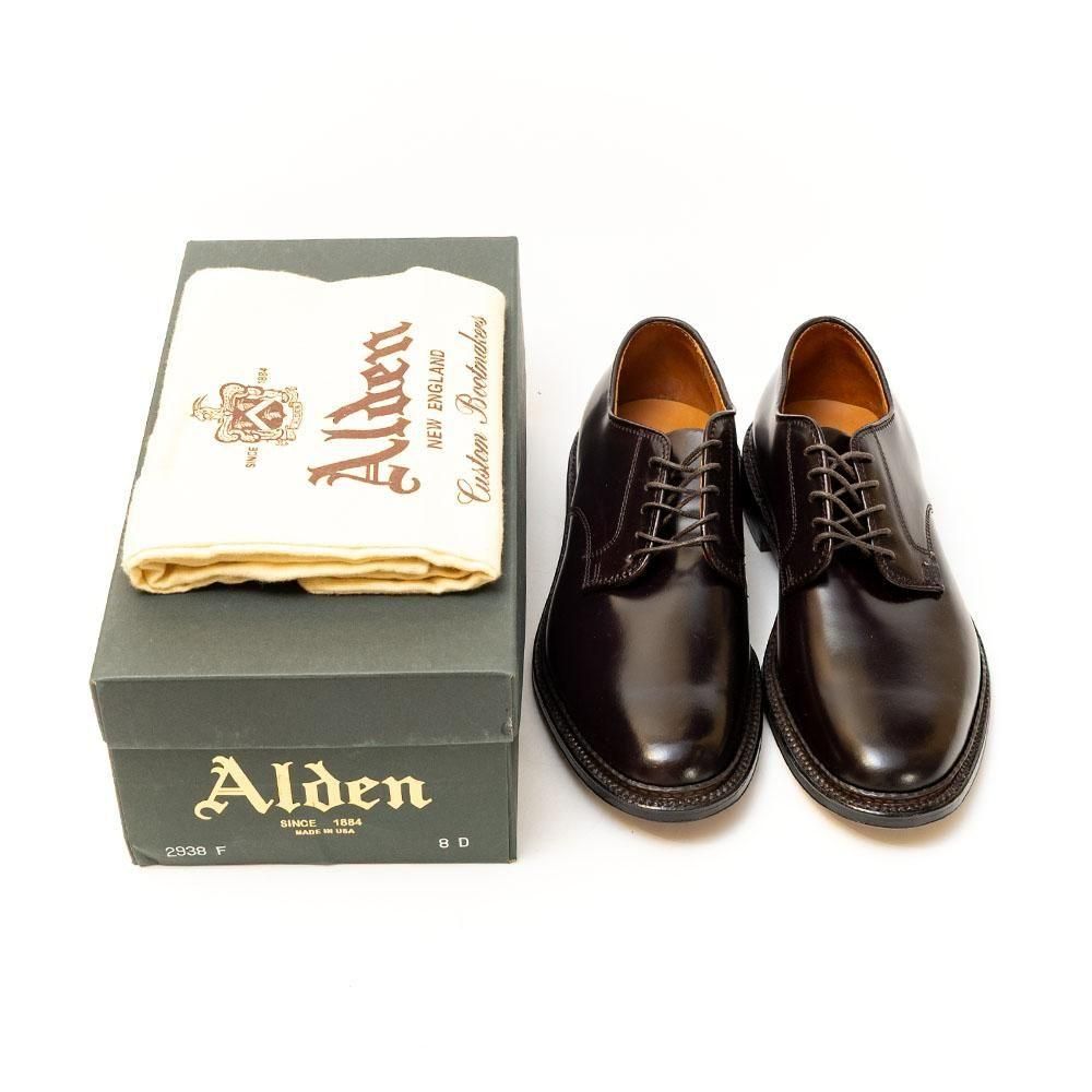 オールデン 2938F プレーントゥ バーガンデイ コードバン アン