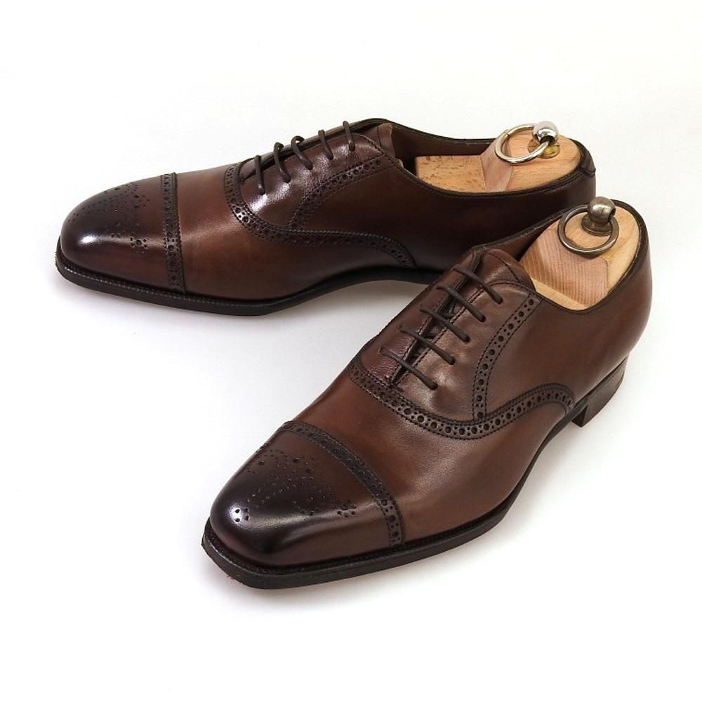 エドワードグリーン　アスキス　888　6E　ダークオーク エドワードグリーン ASQUITH(アスキス)セミブローグ ダーク