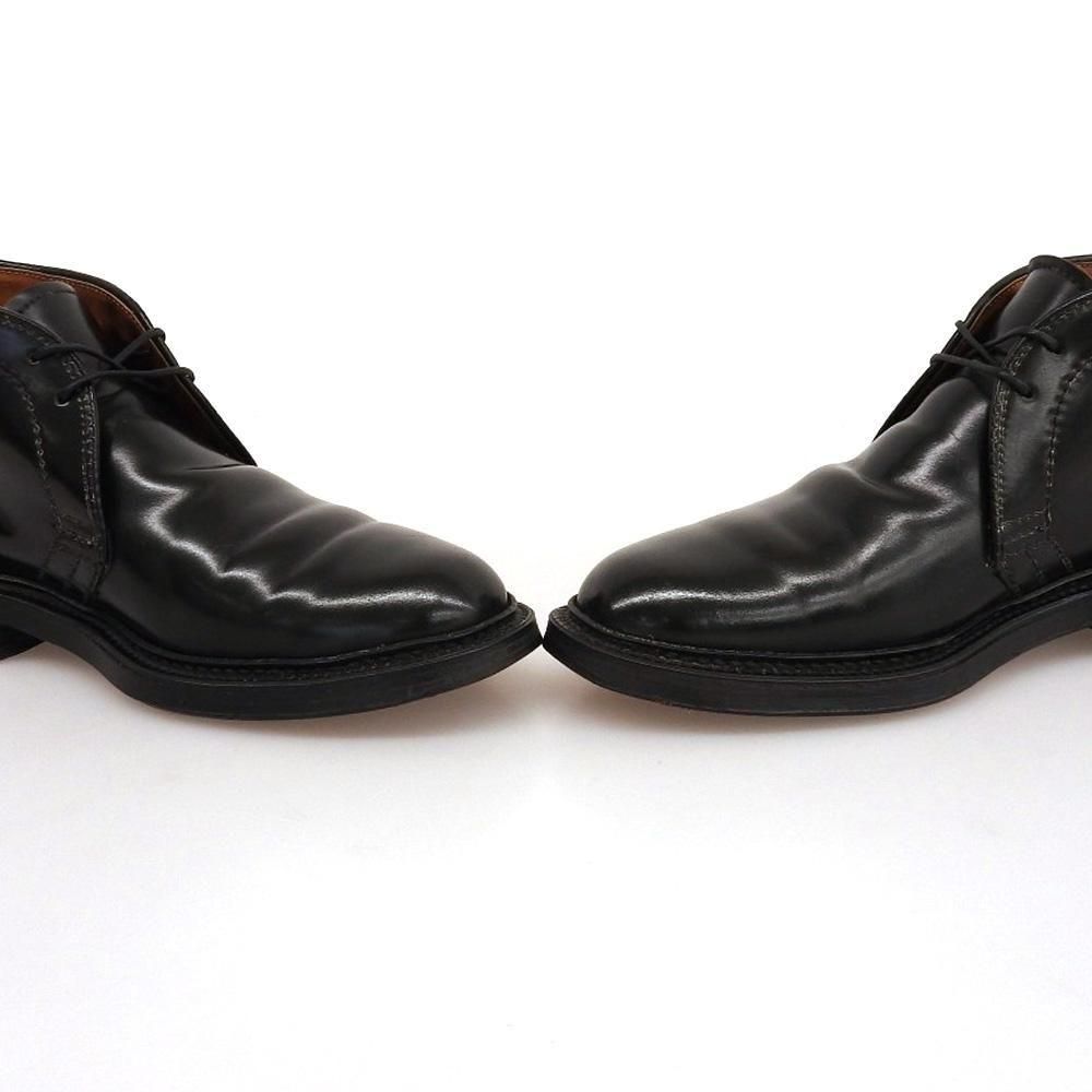 【ケイティ】オールデン コードバン1340 チャッカブーツ サイズ7.5 オールデン 1340Y チャッカブーツ コードバン ブラック サイズ5D