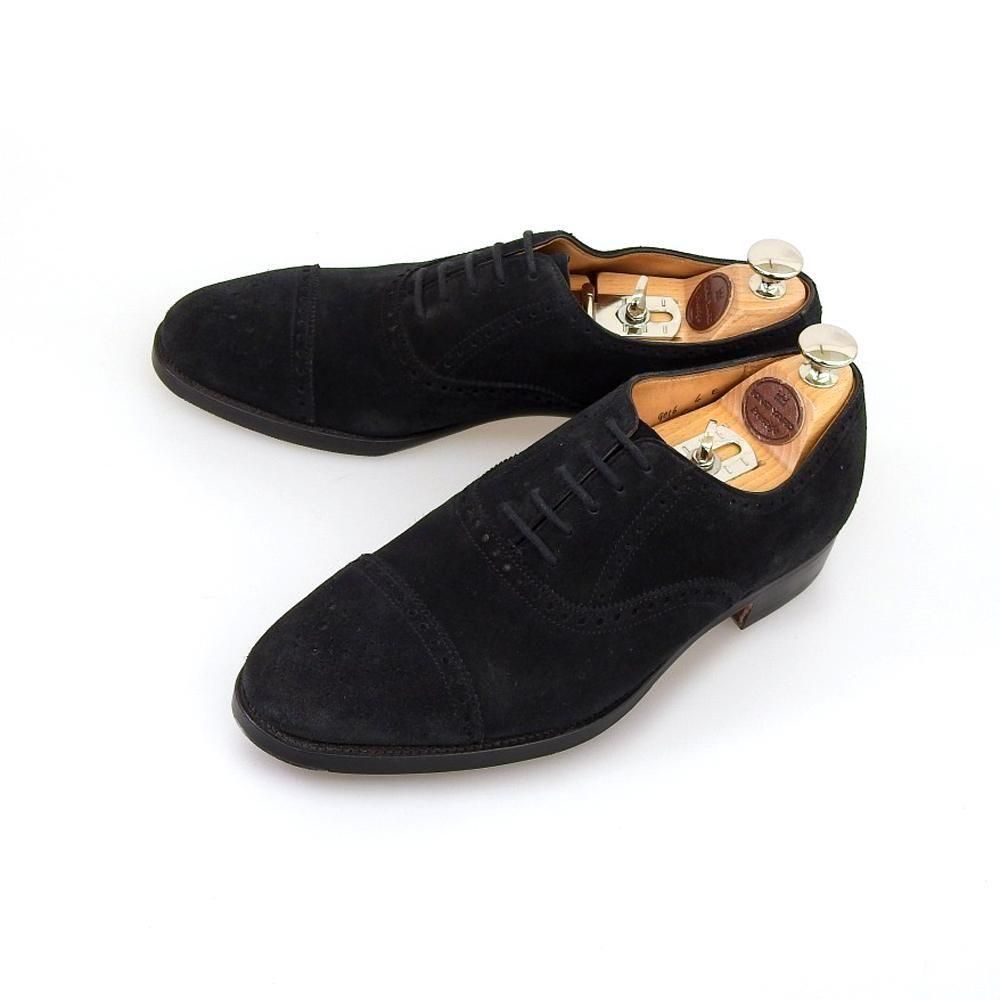 [着用数回 美品] John Lobb ジョンロブ Seymour セイモア ジョンロブ SEYMOUR(セイモア)セミブローグ ブラッケン 茶箱