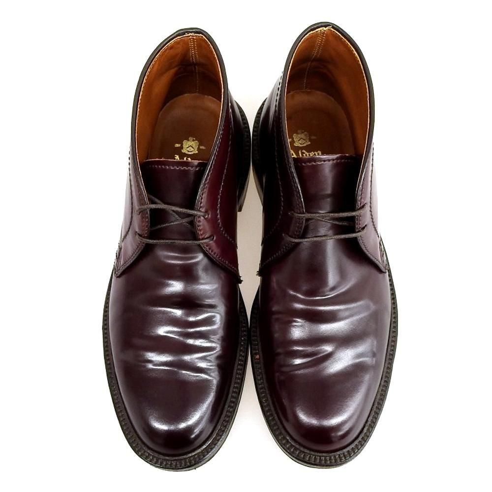 オールデン 1339 チャッカブーツ バーガンデイコードバン サイズ