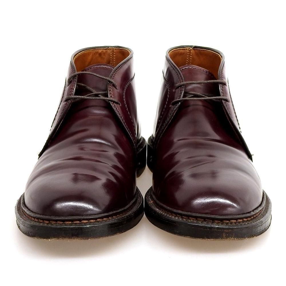 Alden オールデン　チャッカブーツ コードバン1339 バーガン 美品【ALDEN】オールデン 1339 チャッカブーツ コードバン