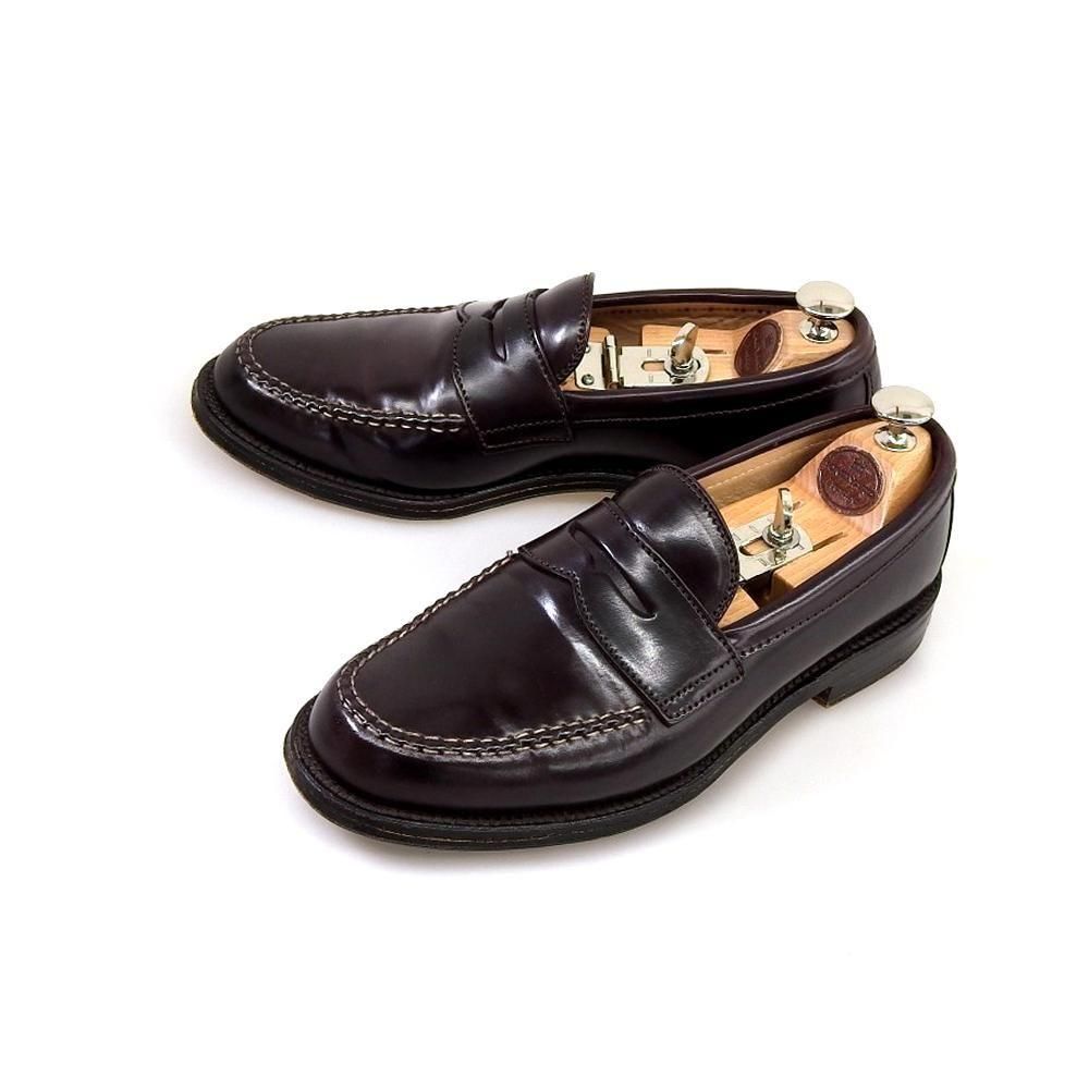 オールデン ローファー コードバン 99162 9D ダークバーガンディ オールデン 99162 コインローファー コードバン バーガンディ