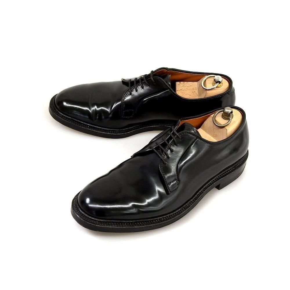 オールデン 9901 プレーントゥ ブラック コードバン サイズ8.5D