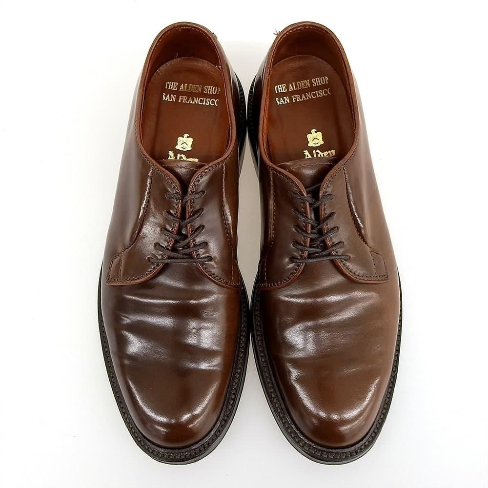 オールデン 9900 プレーントゥ ラベロコードバン サイズ8D