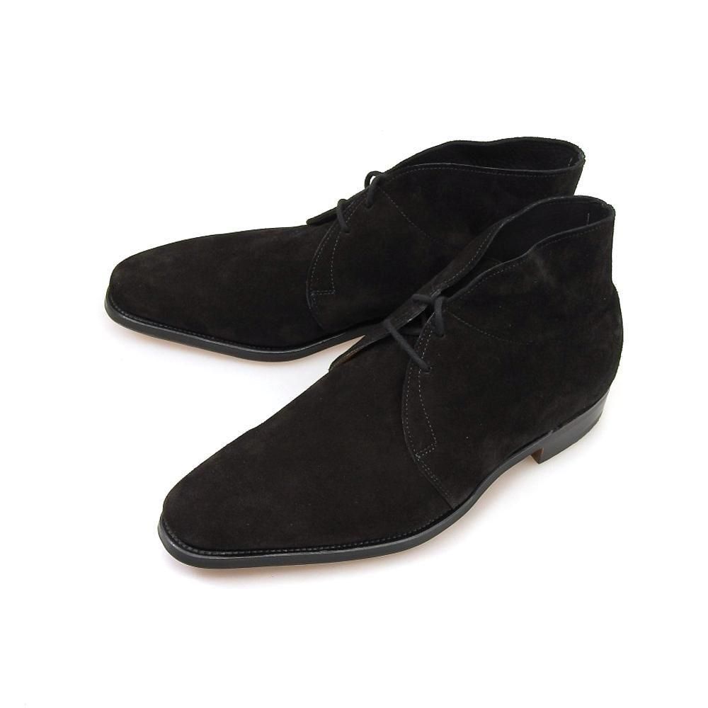 ジョンロブ ROMSEY(ロムジー)チャッカーブーツ ブラック スエード