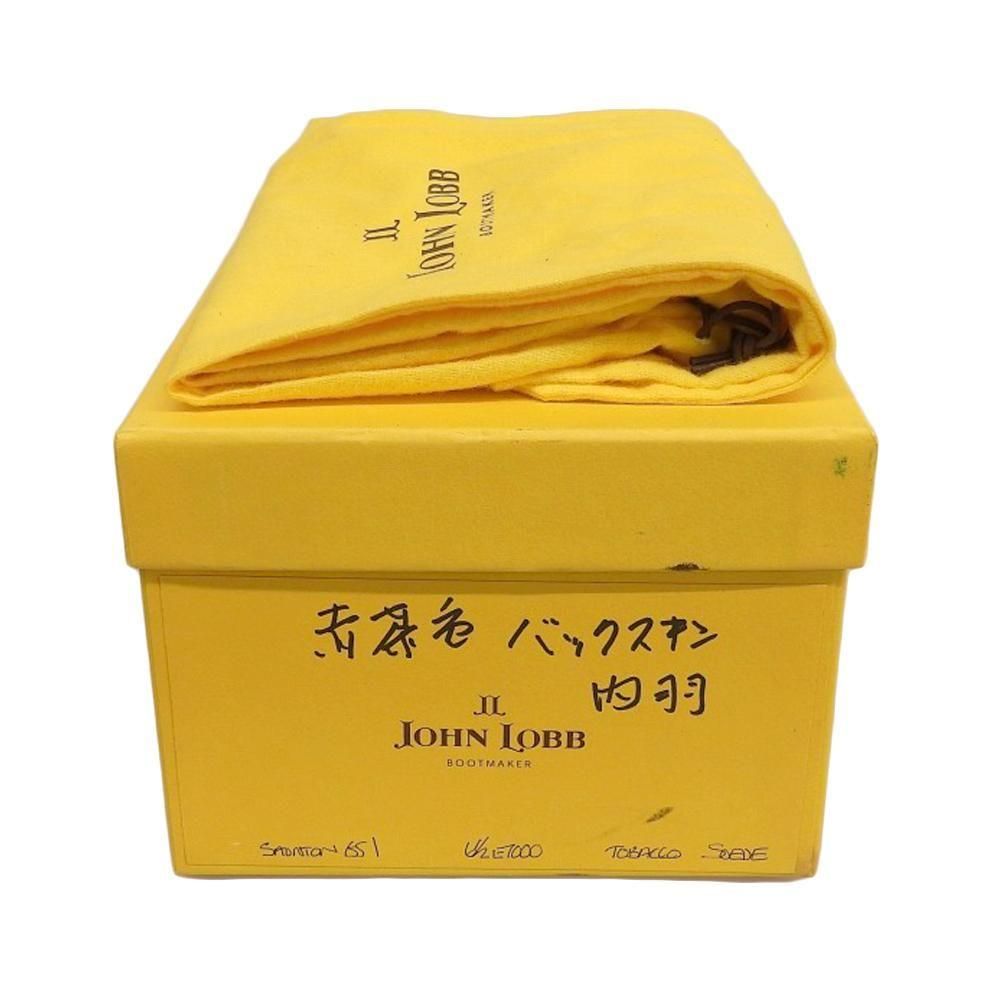 ジョンロブ SAUNTON(ソーントン)セミブローグ タバコ スエード 黄色箱期 サイズ6.5E<img class='new_mark_img2' src='https://img.shop-pro.jp/img/new/icons1.gif' style='border:none;display:inline;margin:0px;padding:0px;width:auto;' />