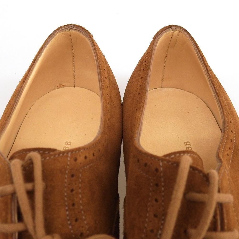 ジョンロブ SAUNTON(ソーントン)セミブローグ タバコ スエード 黄色箱期 サイズ6.5E<img class='new_mark_img2' src='https://img.shop-pro.jp/img/new/icons1.gif' style='border:none;display:inline;margin:0px;padding:0px;width:auto;' />