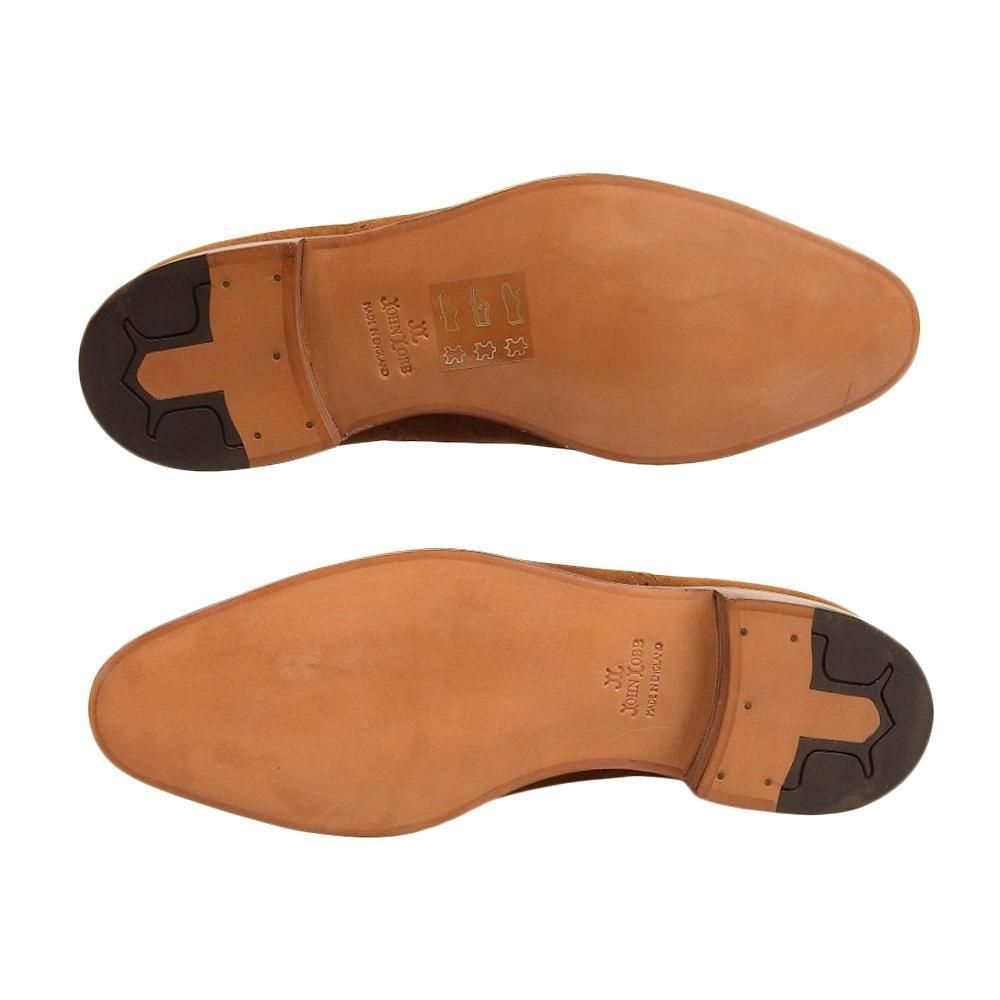 ジョンロブ SAUNTON(ソーントン)セミブローグ タバコ スエード 黄色箱期 サイズ6.5E<img class='new_mark_img2' src='https://img.shop-pro.jp/img/new/icons1.gif' style='border:none;display:inline;margin:0px;padding:0px;width:auto;' />