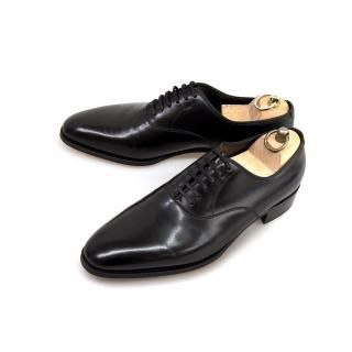 ジョンロブ GARNIER2(ガルニエ2)内羽根プレーントゥ ブラック 黄色箱期 サイズ8.5E<img class='new_mark_img2' src='https://img.shop-pro.jp/img/new/icons1.gif' style='border:none;display:inline;margin:0px;padding:0px;width:auto;' />