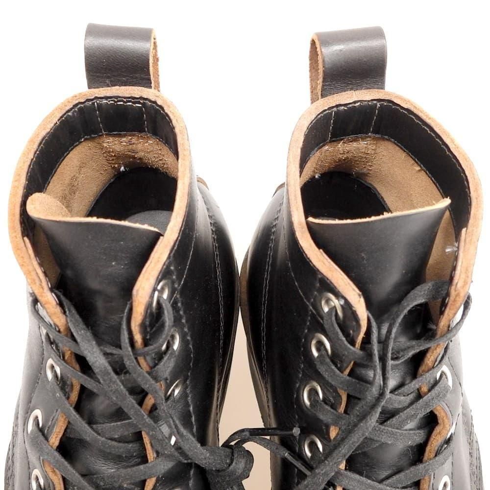 ホワイツ ブーツ セミドレス レースアップブーツ パンチドキャップ クロムエクセル ブラック サイズ6D<img class='new_mark_img2' src='https://img.shop-pro.jp/img/new/icons1.gif' style='border:none;display:inline;margin:0px;padding:0px;width:auto;' />