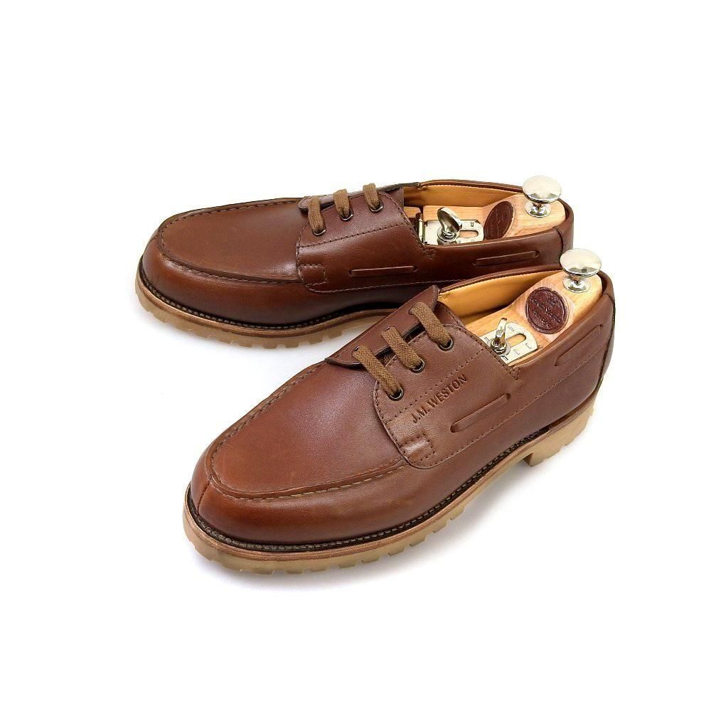 J.M. WESTON ヨット690 Soft Calf 4×4 7 1/2 ジェイエムウエストン 690 YACHT(ヨット)デッキシューズ オーク