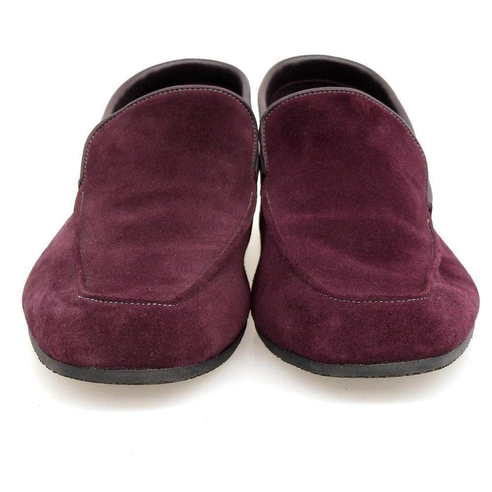 ジョンロブ スリッポン ローファー バーガンディ スエード サイズ7