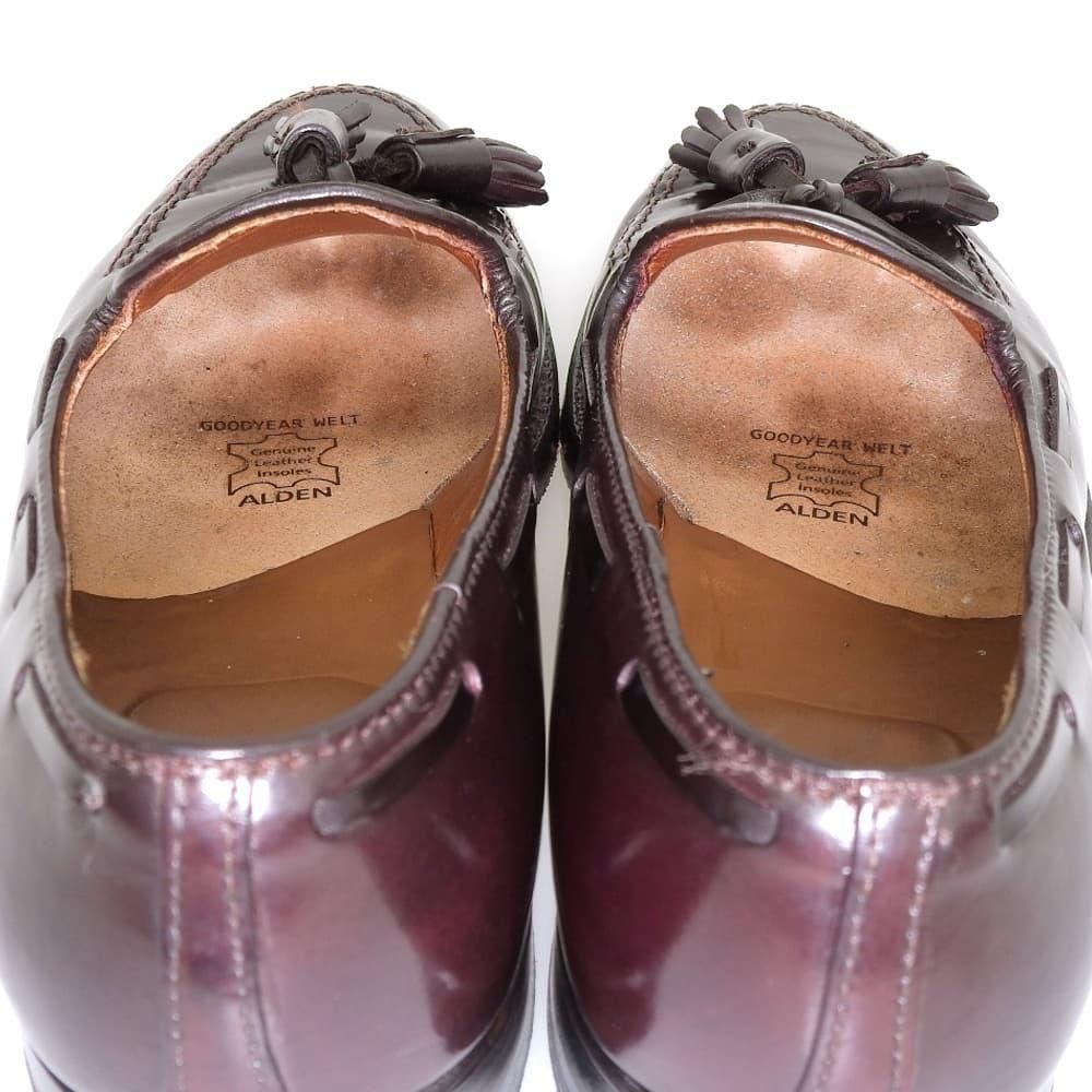 オールデン 563 タッセルローファー バーガンディー コードバン サイズ