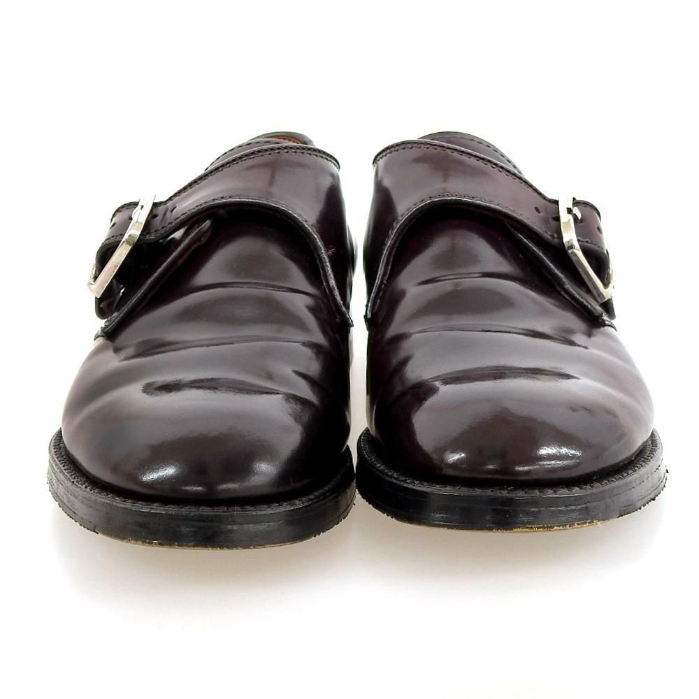 オールデン 1878 シングルモンク モンクストラップ バーガンディ