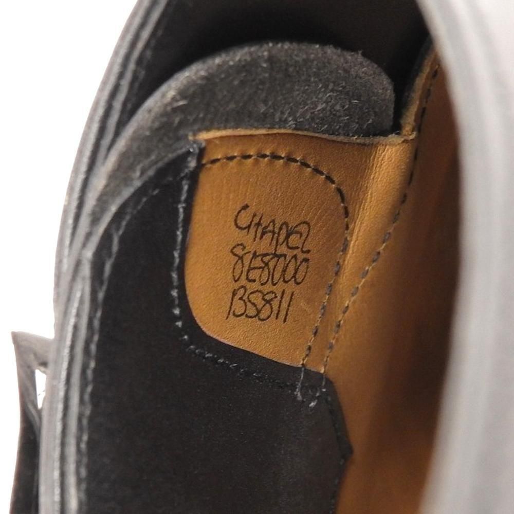 Kすけ　ジョンロブ　チャペル　10E　ブラックミュージアムカーフ ジョンロブ CHAPEL(チャペル)ダブルモンク ブラック ミュージアム