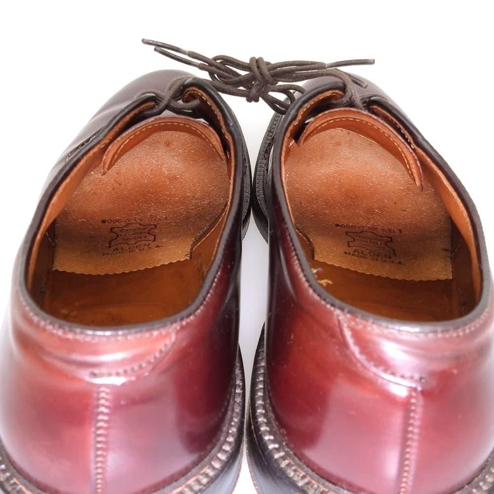 オールデン 990 プレーントゥ コードバン バーガンディ サイズ8D