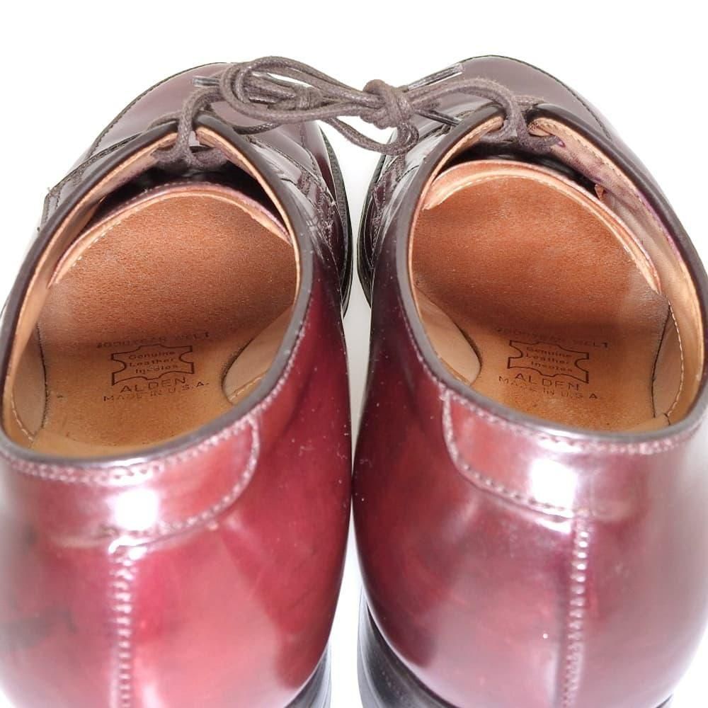 オールデン 54321 Vチップ バーガンディ コードバン モディファイド