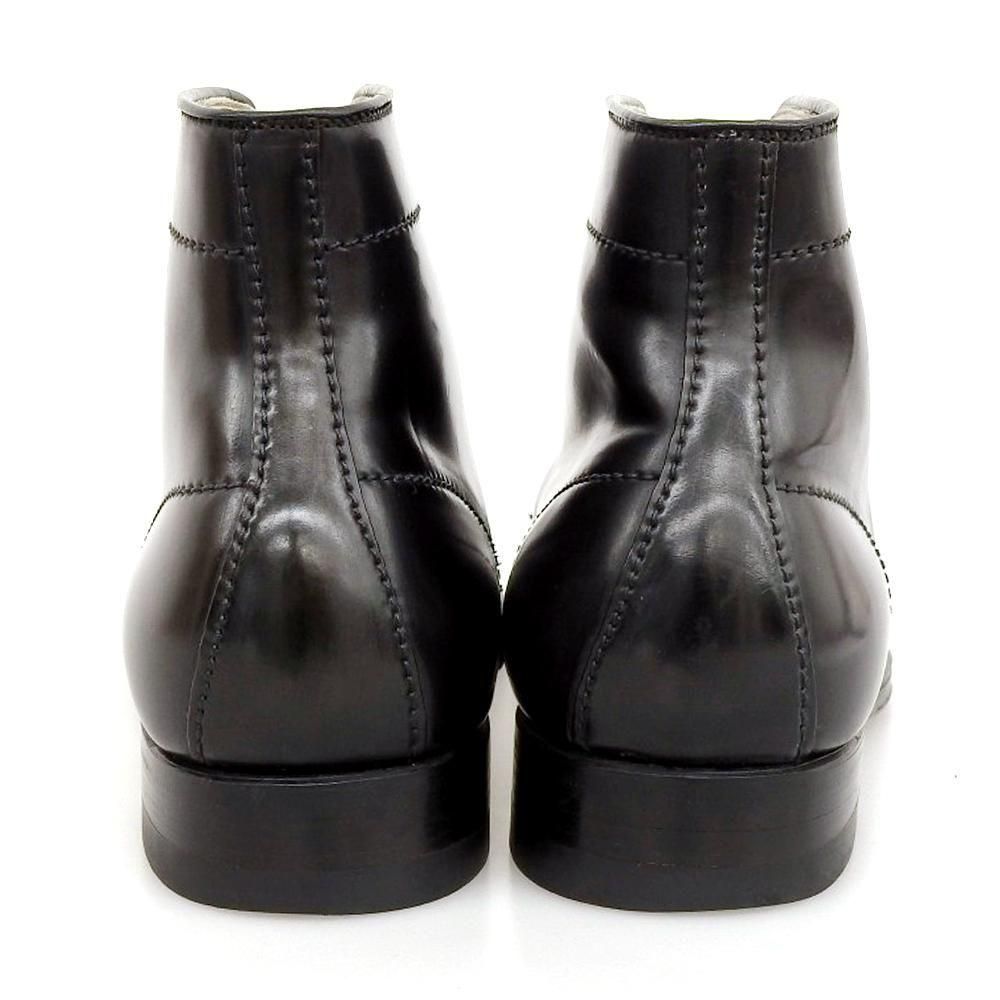 オールデン 4562H プレーントゥブーツ ブラック コードバン