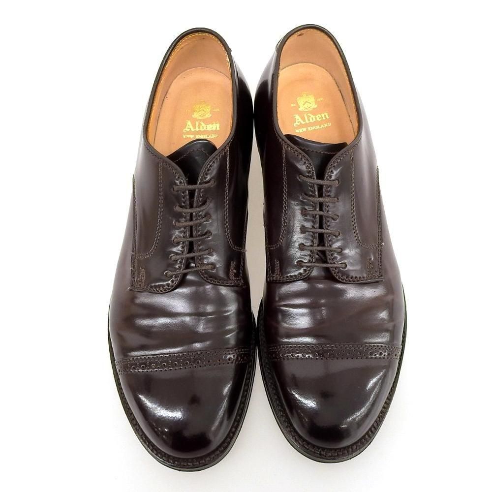 オールデン 56201 パンチドキャップ バーガンディ コードバン