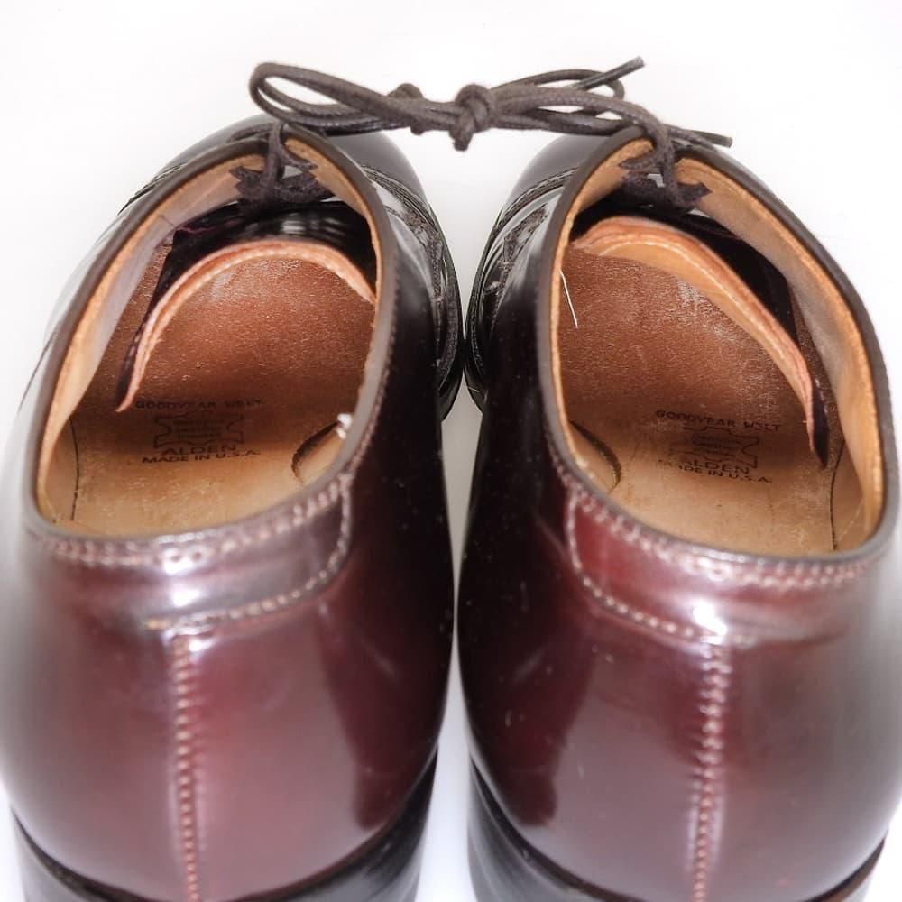 オールデン 56201 パンチドキャップ バーガンディ コードバン