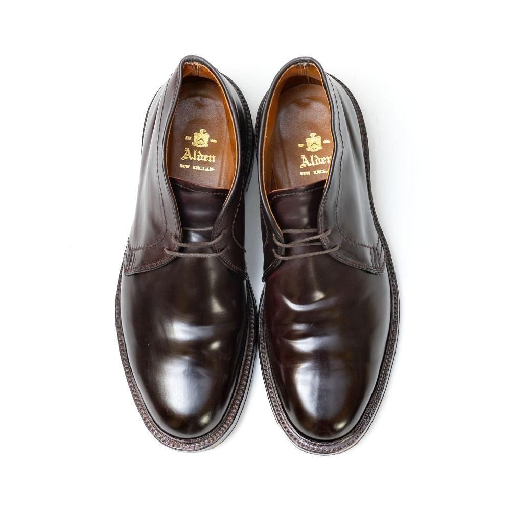 オールデン 1339 チャッカブーツ コードバン バーガンディ サイズ7E