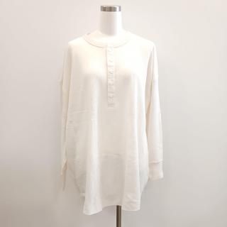 Hanes-HENLY-NECK LOOSE WIDE  WAFFLE