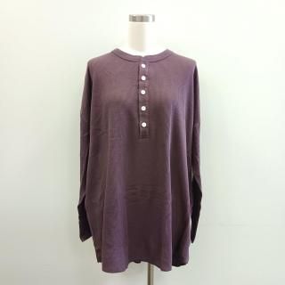 Hanes-HENLY-NECK LOOSE WIDE  WAFFLE