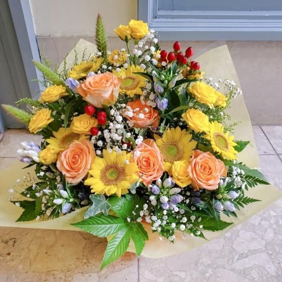 色が選べる6000円おまかせアレンジメント - 【姫路市・花屋