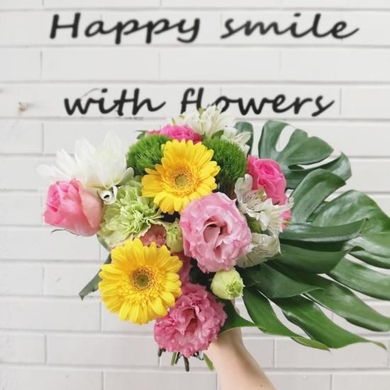 色が選べる3000円おまかせ花束（ラウンドブーケ） - 【姫路市・花屋