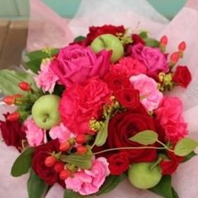 色が選べる3000円おまかせ花束（ラウンドブーケ） - 【姫路市・花屋