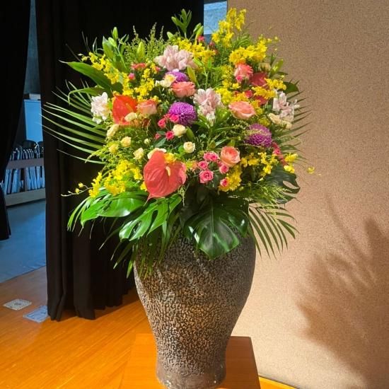 つぼ活け花～舞台・会場・ロビーなど 装飾用つぼ活け花