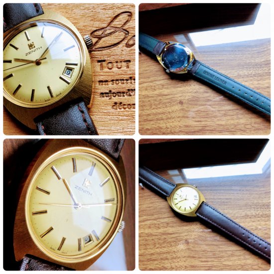 ゼニス 手巻き腕時計/Cal.2532c/アンティークウォッチ、598～5/金色 