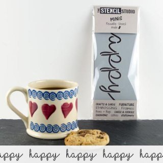 ƥ󥷥륷ȡStencil MiNiS - Happy Text 