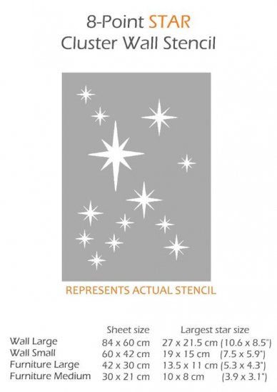 Star Cluster Stencil