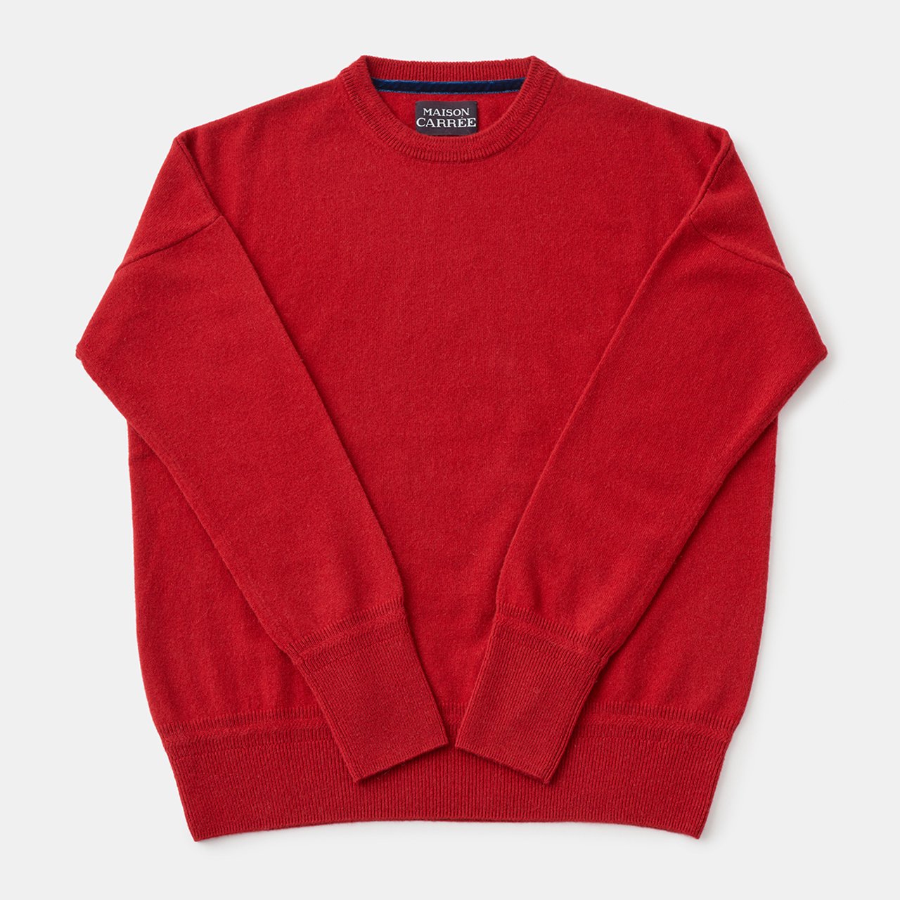 CASHMERE Basic Tops<BR>RED