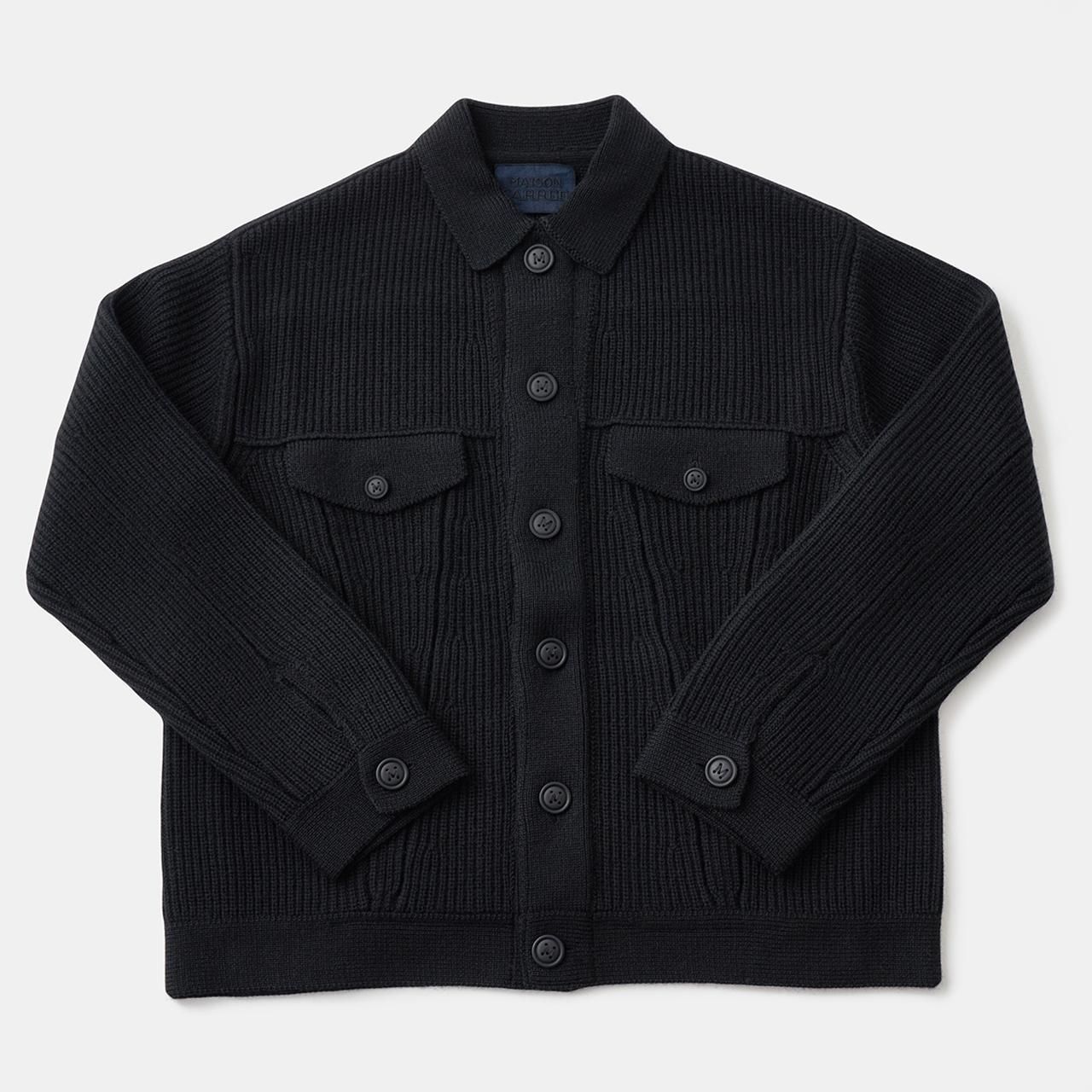 WOOL G-JyanBLACK - maisoncarree WOOL G-JyanBLACK - maisoncarree