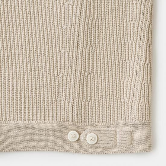 【美品】MAISON CARREE WOOL G-Jyan BEIGE WOOL G-JyanBEIGE - maisoncarree