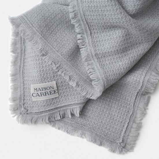MAISON CARRÉE CASHMERE Stardust STOLE CASHMERE STARDUST FRINGE STOLEBALCK - maisoncarree