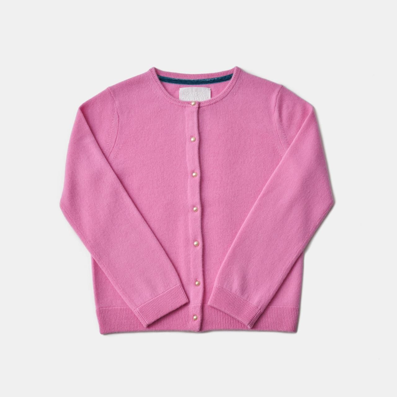 CASHMERE Blanchett CARDIGAN<BR>PINK