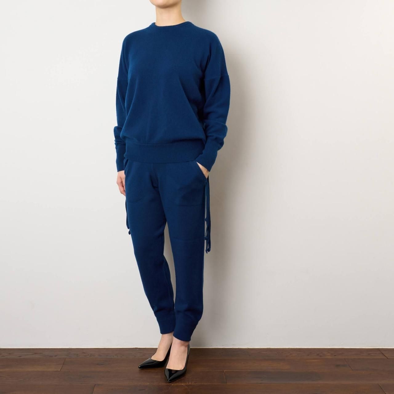 定価31万円美品マイランの大人気上質カシミアコート ブルー - www